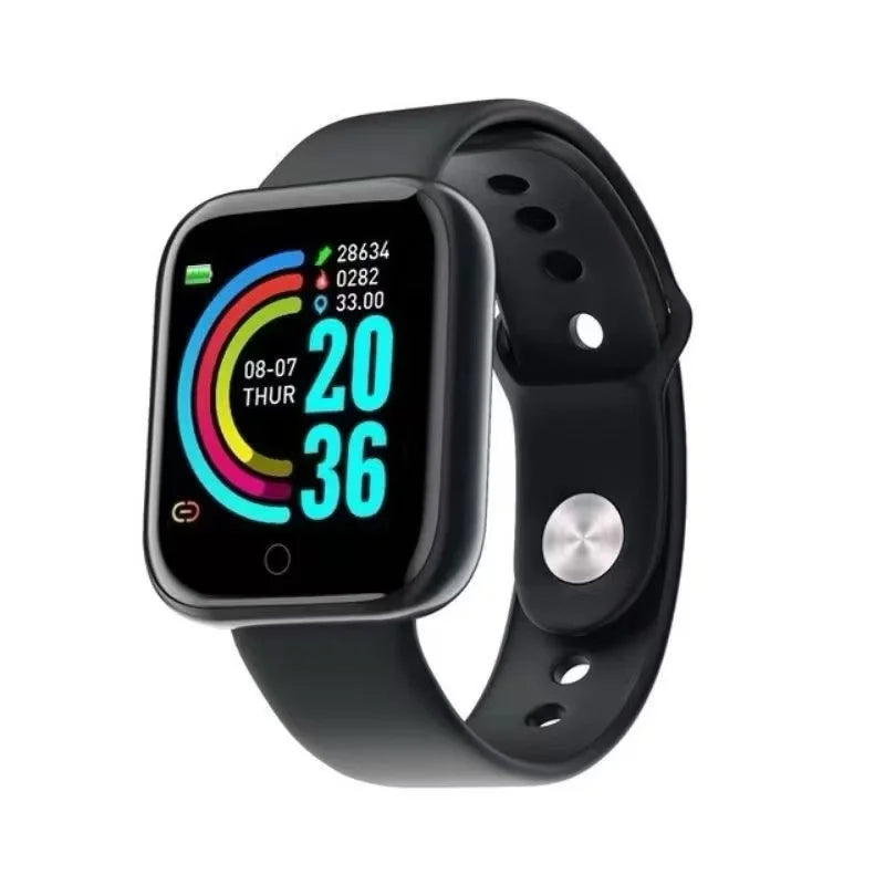 Smartwatch D20 Y68 Esportivo – Monitor Cardíaco e Notificações
