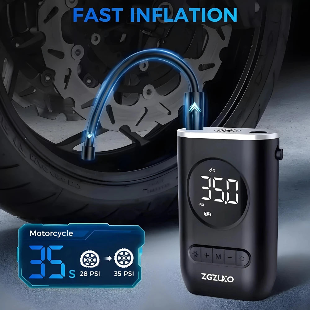 Mini Compressor de Ar Digital para Pneus