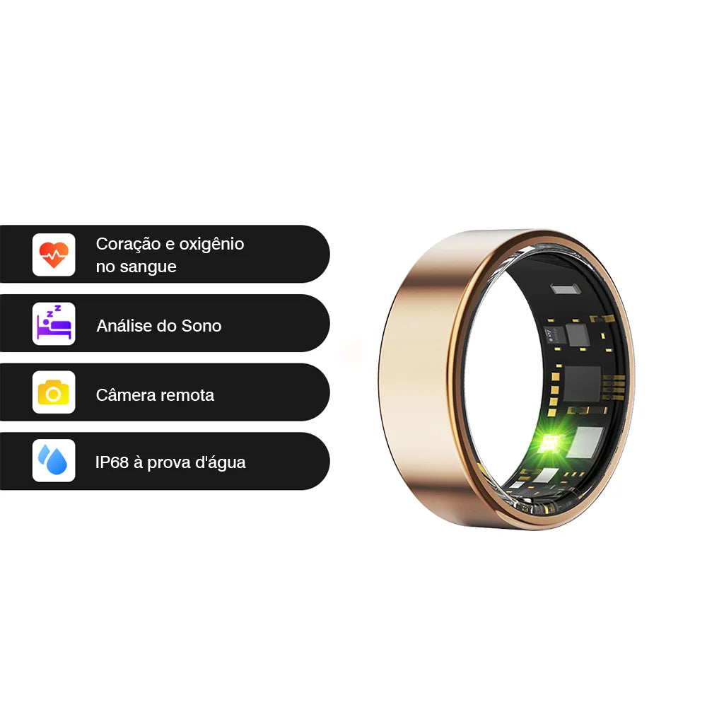Anel Inteligente IP68 Monitor de Atividade