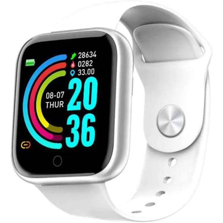 Smartwatch D20 Y68 Esportivo – Monitor Cardíaco e Notificações