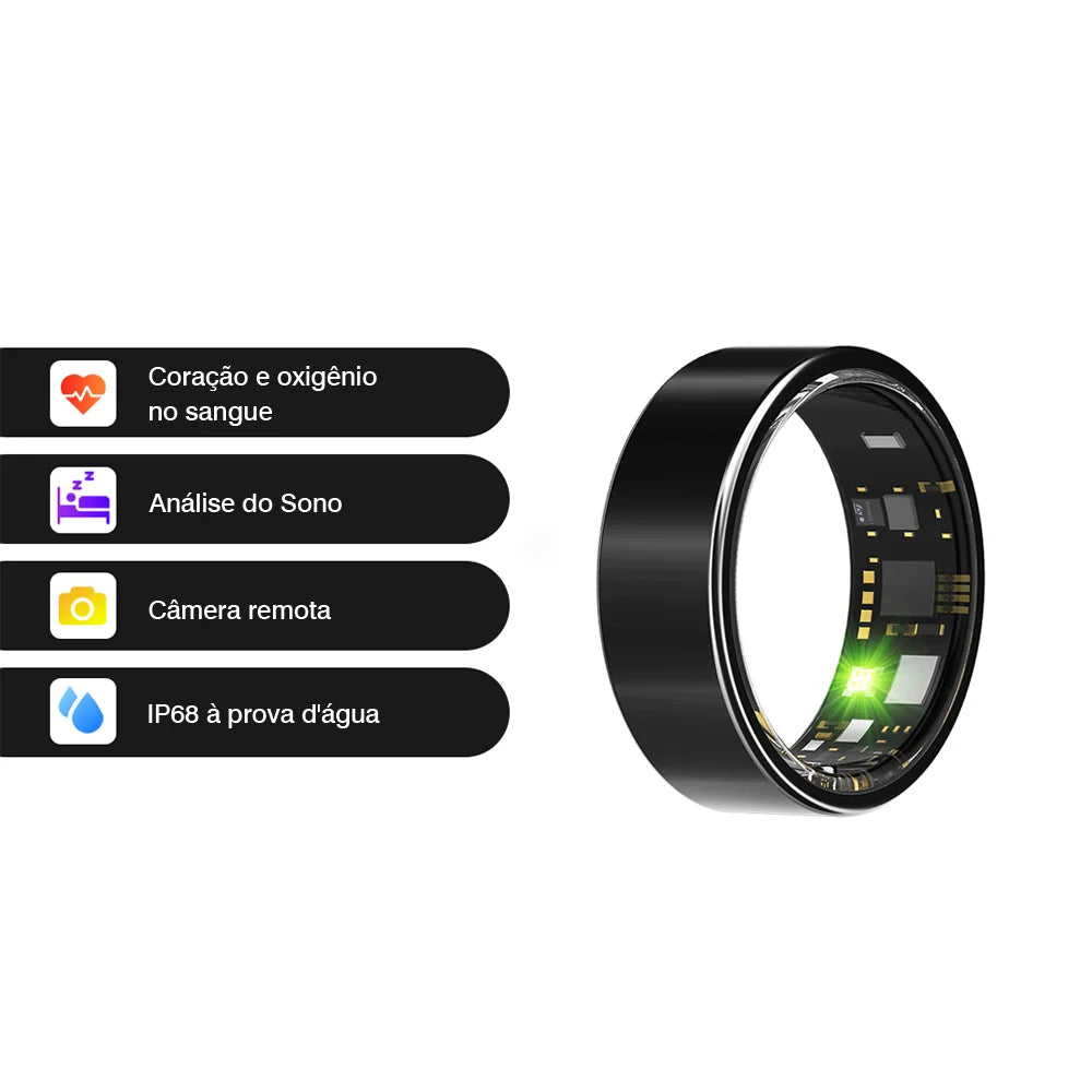 Anel Inteligente IP68 Monitor de Atividade