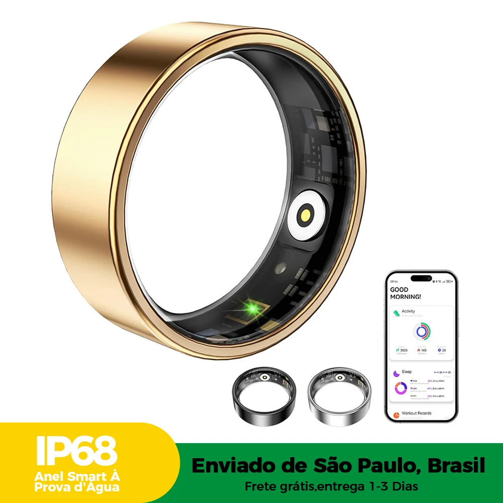 Anel Inteligente ZR001 v2 — Monitor de Saúde IP68