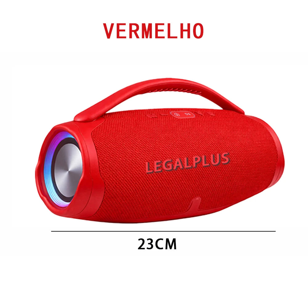 Caixa de Som Bluetooth 70W Boombox – Graves Potentes e Resistente à Água