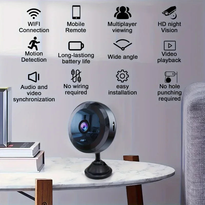 4K Mini WiFi Camera Wireless Security...