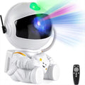 Luminária Astronauta com Projeção de Galáxia LED, Luz Noturna para Decoração de Quarto