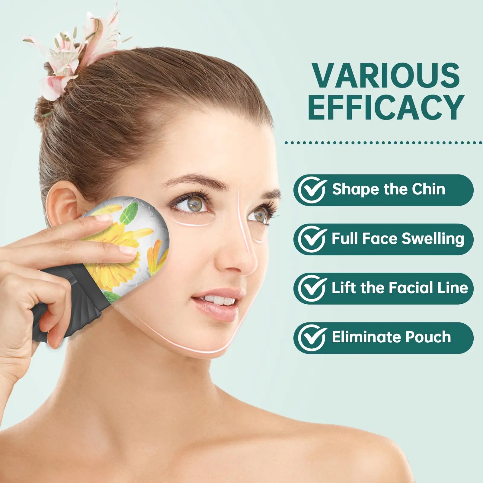 1/2/3pcs Ice Face Roller Facial Skincare...