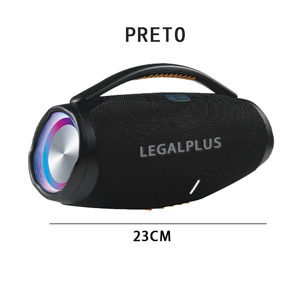 Caixa de Som Bluetooth 70W Boombox – Graves Potentes e Resistente à Água