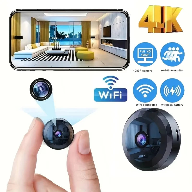 4K Mini WiFi Camera Wireless Security...