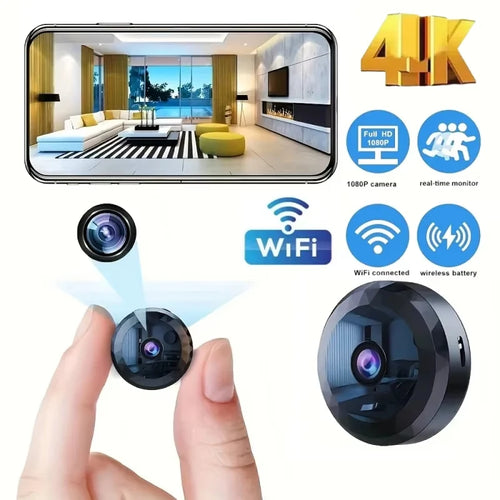 4K Mini WiFi Camera Wireless Security...