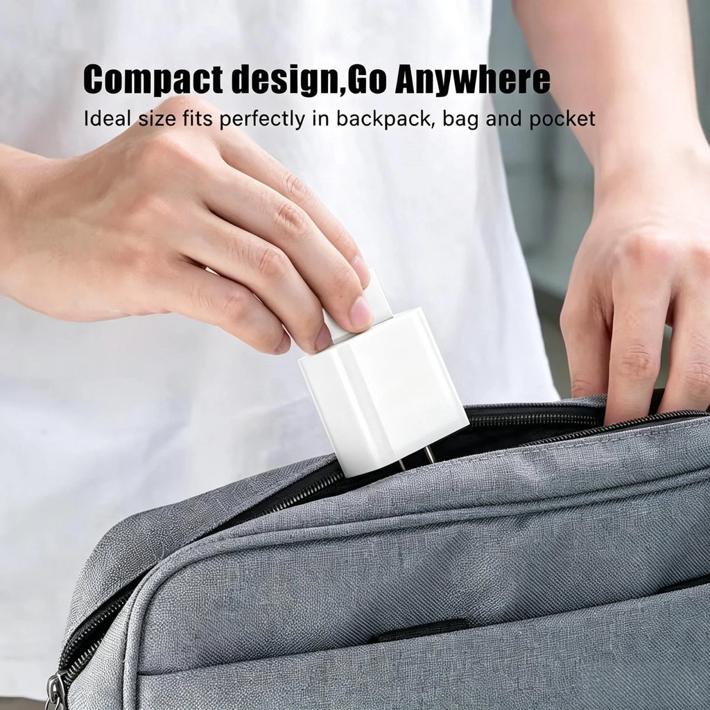 Carregador Universal USB-C 18W – Carregamento Rápido PD para Celulares, Tablets e Notebooks