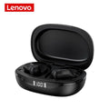Fone de Ouvido Bluetooth 5.3 Lenovo LP75 – Esportivo, Display LED de Bateria e Graves Potentes