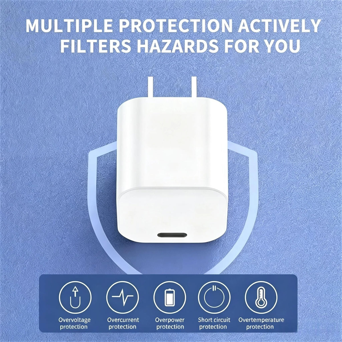 Carregador Rápido USB-C 18W PD para Smartphones, Tablets e Notebooks
