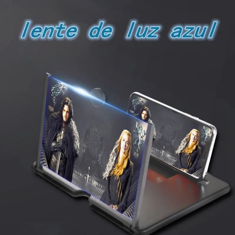 Lupa Amplificadora de Tela para Celular com Filtro Anti Luz Azul - Ideal para Praia e Ar Livre