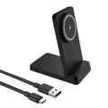 Carregador Sem Fio Magnético Dobrável 15W – Suporte de Mesa Compatível com MagSafe iPhone e Samsung
