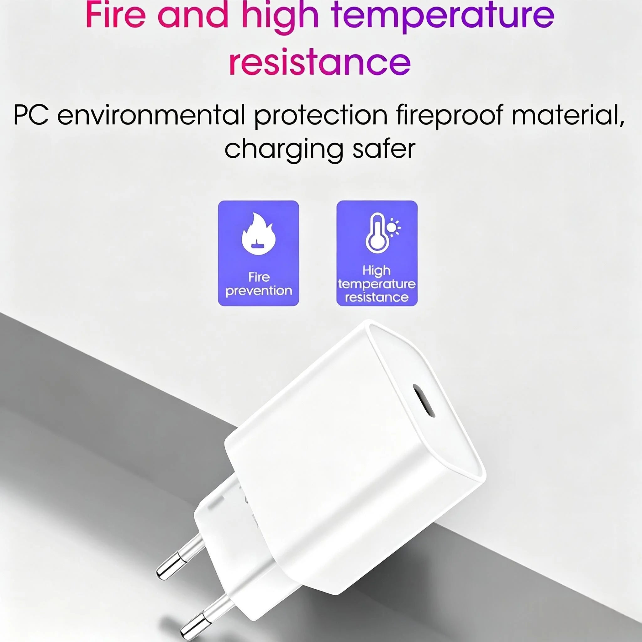 Carregador Universal USB-C 18W – Carregamento Rápido PD para Celulares, Tablets e Notebooks