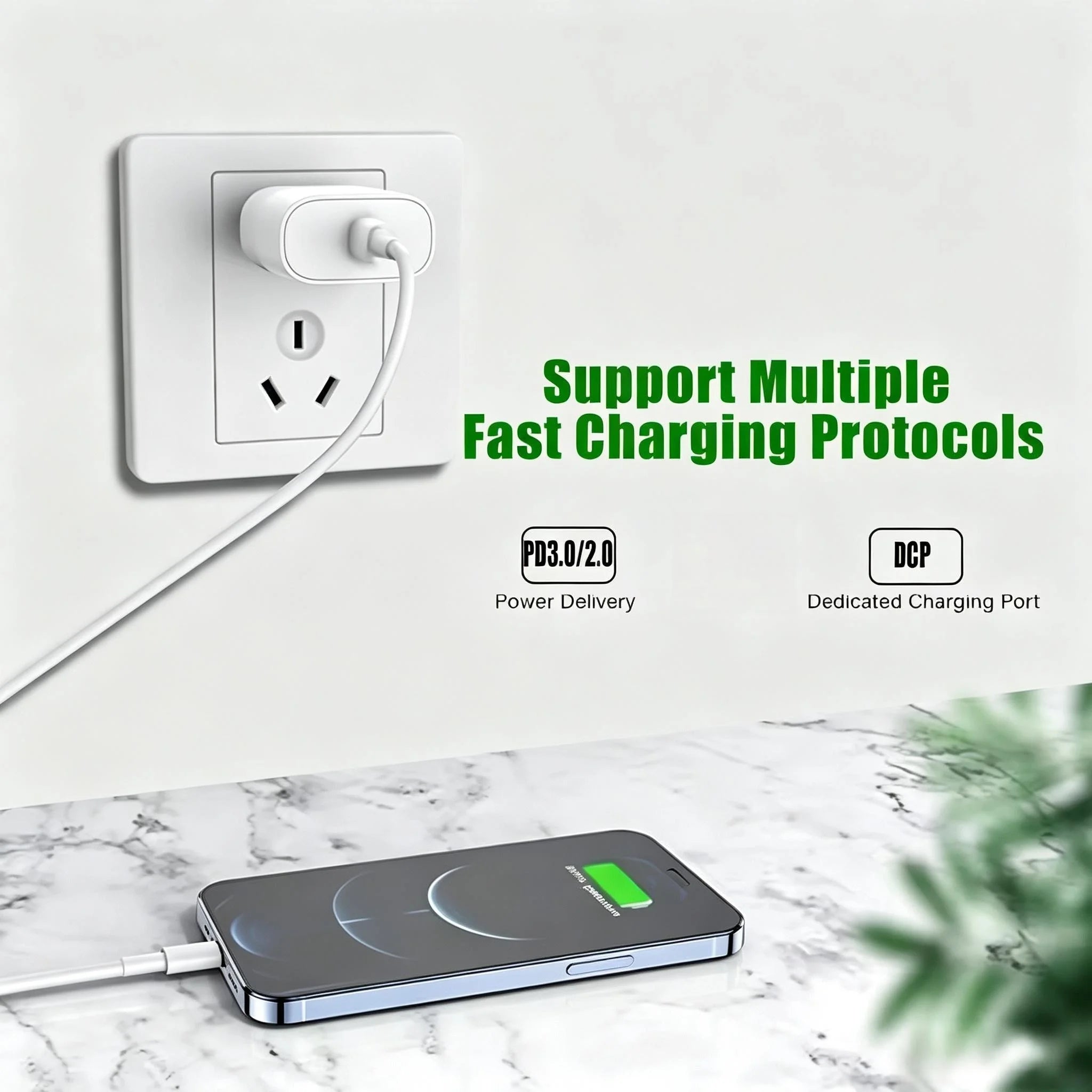 Carregador Universal USB-C 18W – Carregamento Rápido PD para Celulares, Tablets e Notebooks