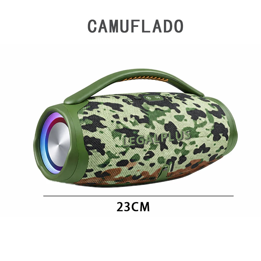 Caixa de Som Bluetooth 70W Boombox – Graves Potentes e Resistente à Água