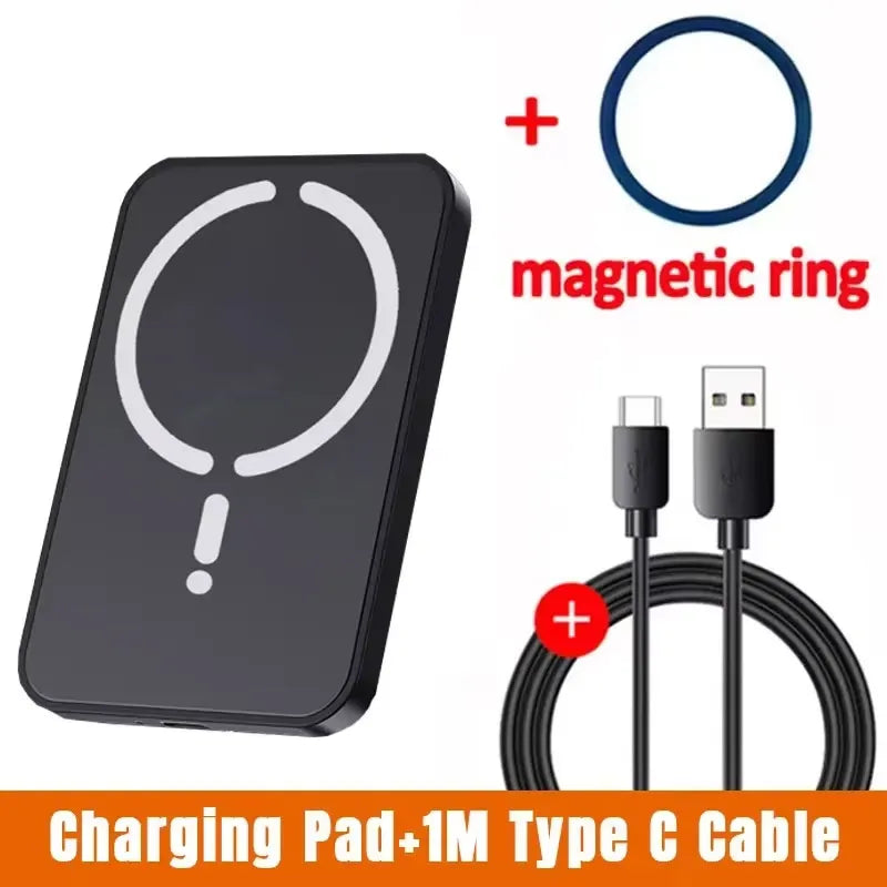 Carregador Veicular Magnético Sem Fio 15W VIKEFON – Suporte de Celular para Saída de Ar, Compatível com MagSafe