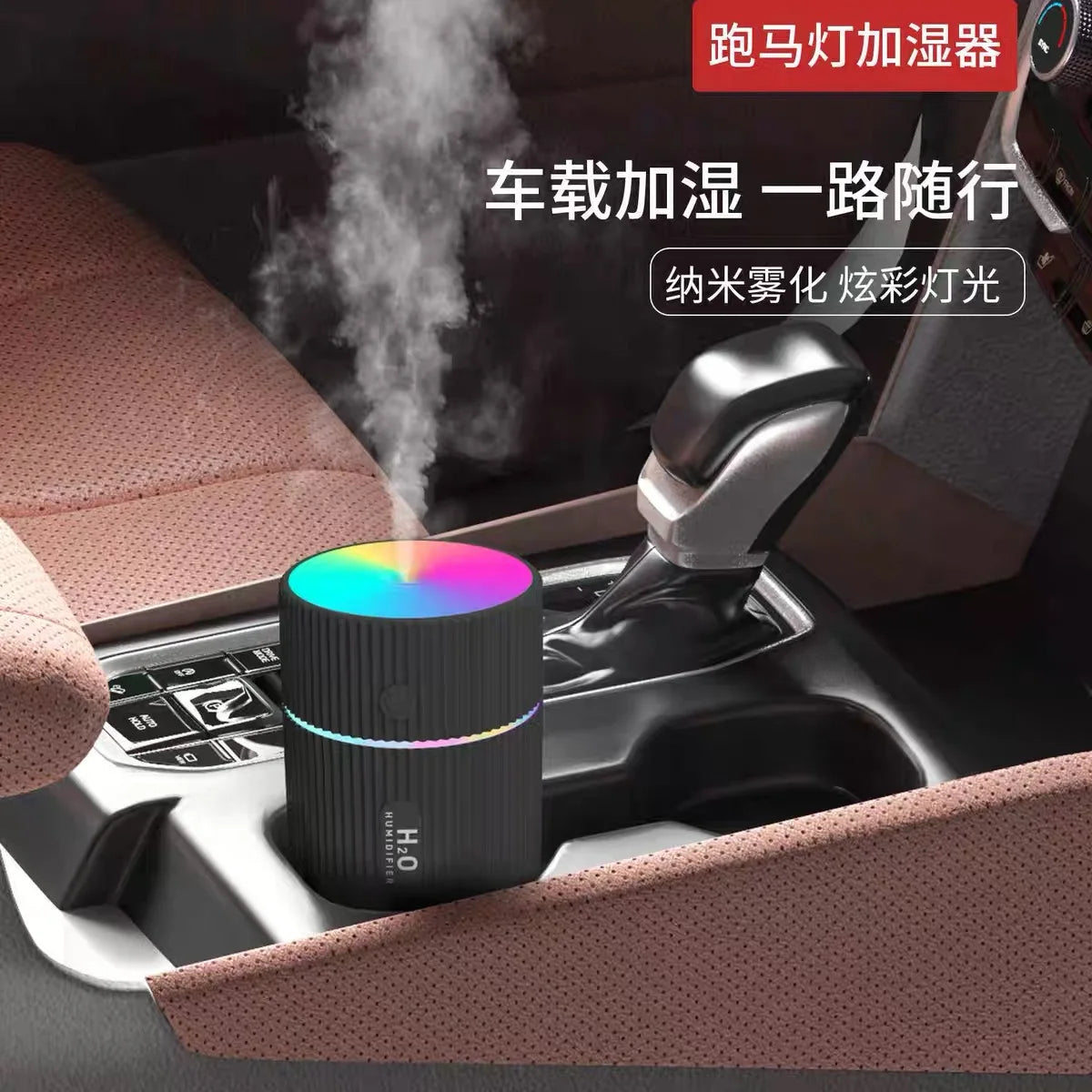 Umidificador e Difusor de Aromas 220ml com Luz Colorida – USB